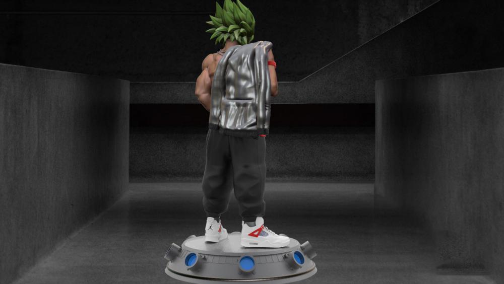 布羅利 運動版3D打印模型