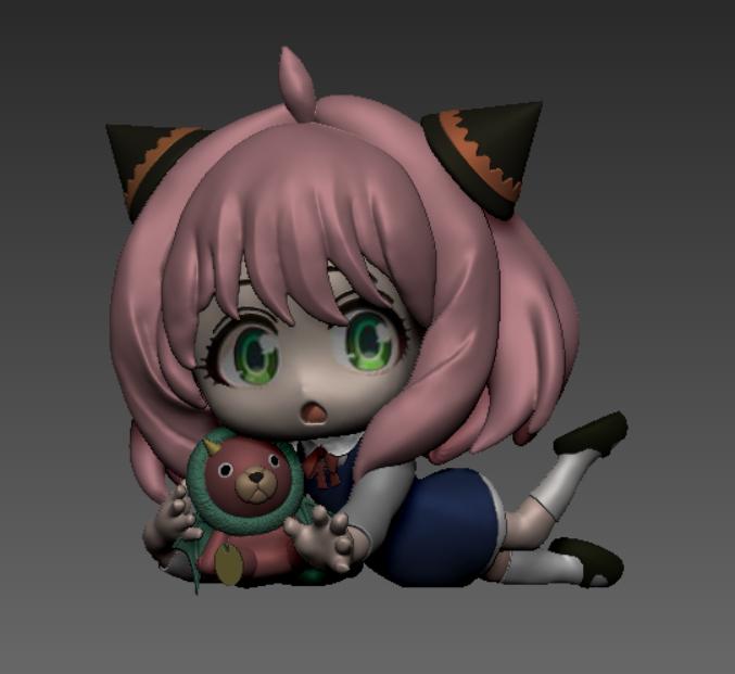 間諜過家家——阿尼亞+奇美拉娃娃3D打印模型