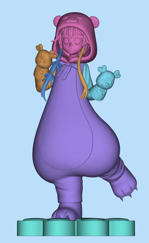 優(yōu)奈熊熊勇闖異世界3D打印模型