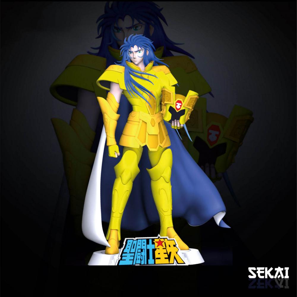 撒加 圣斗士星矢 帶胸雕3D打印模型