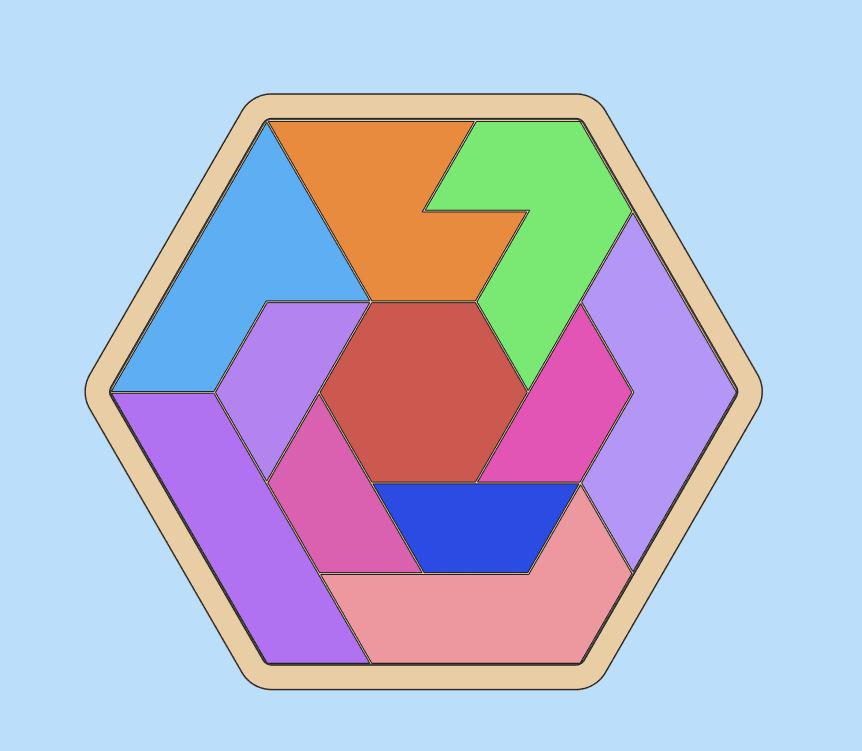 小號(hào)六邊形05（玩具032）3D打印模型