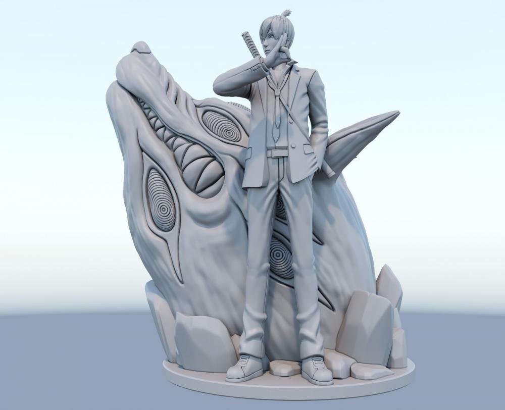 電鋸人 早川秋 Hayakawa Aki3D打印模型