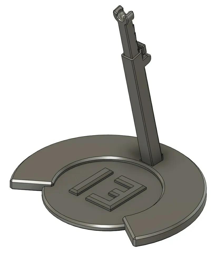 Lucky 13 人偶 支架地臺2.0版3D打印模型