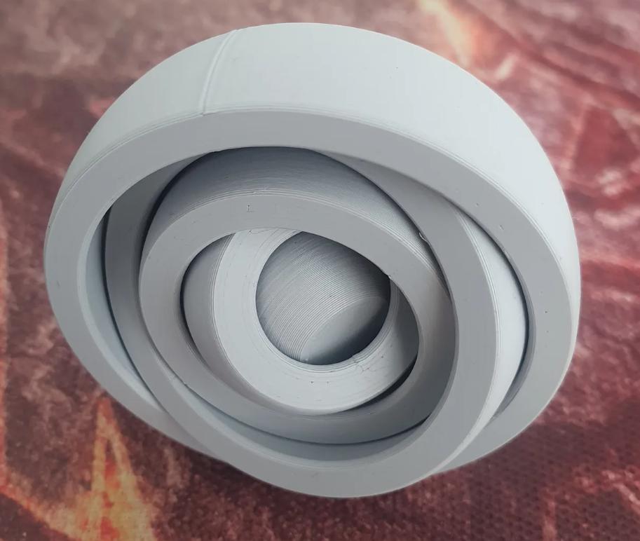 指尖玩具解壓旋轉(zhuǎn)環(huán)3D打印模型