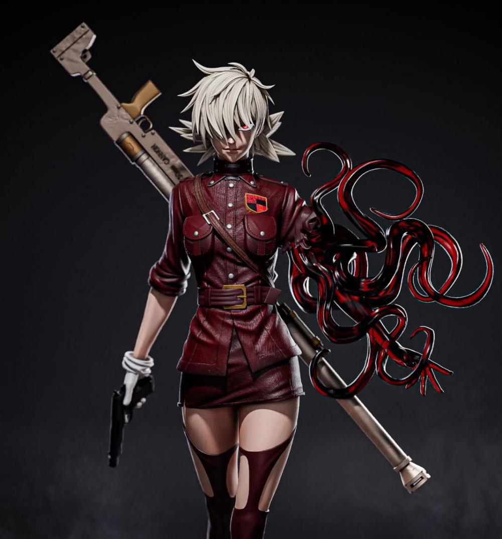 塞拉斯·維多利亞《皇家國(guó)教騎士團(tuán)OVA》女主角Seras Victoria3D打印模型