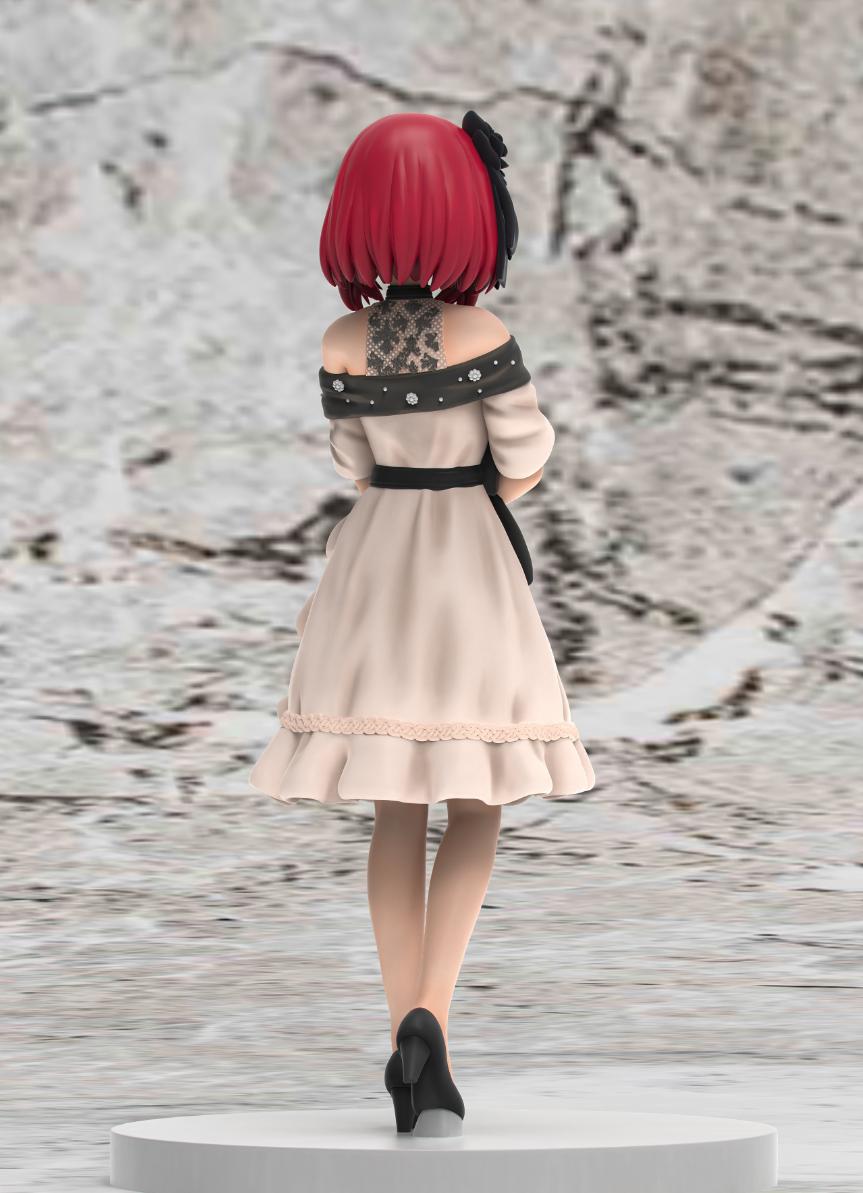 有馬加奈3D打印模型