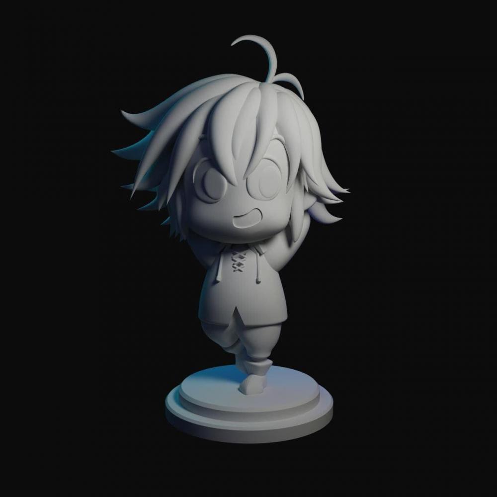 梅利奧達(dá)斯 Q版3D打印模型