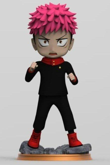 Q版-咒術(shù)回戰(zhàn)-虎杖悠仁3D打印模型