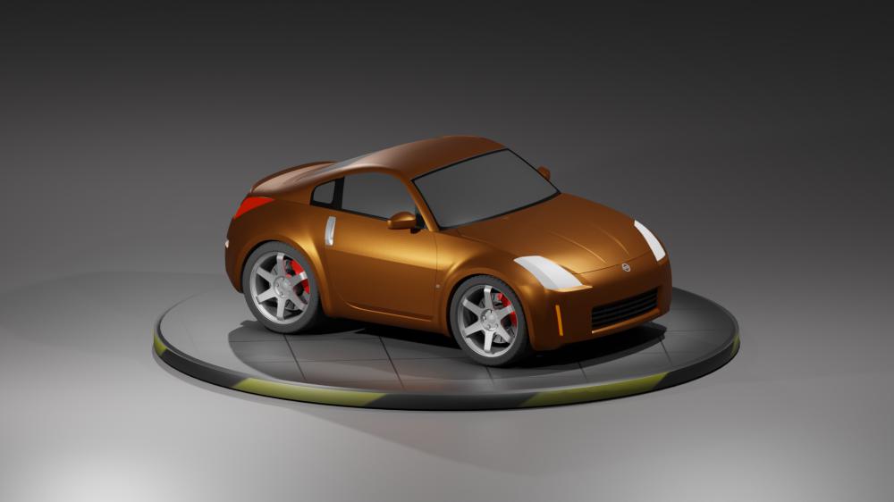 日產(chǎn)350Z3D打印模型