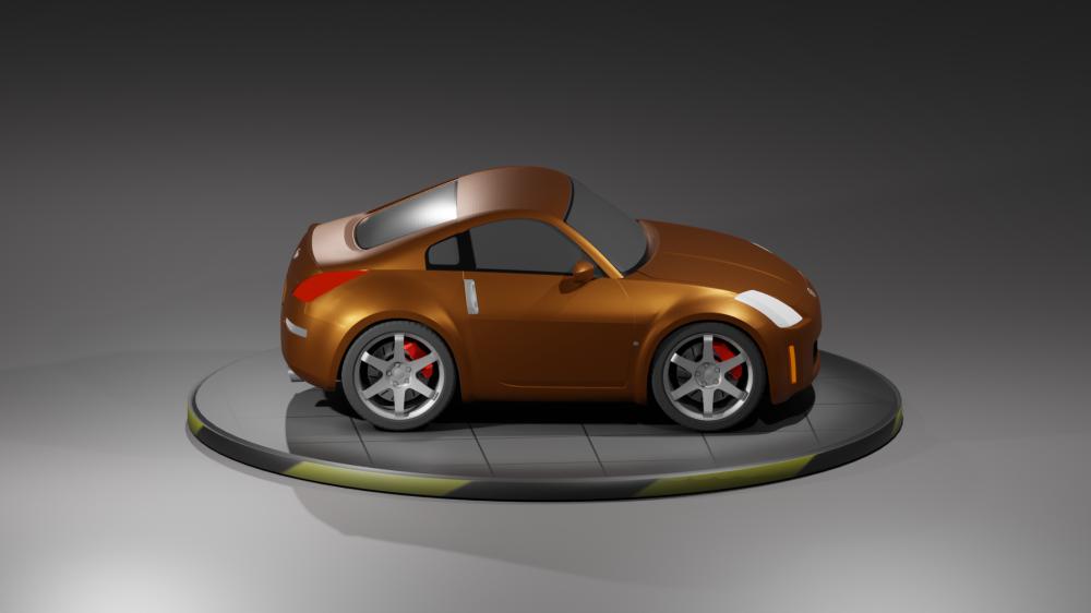 日產(chǎn)350Z3D打印模型