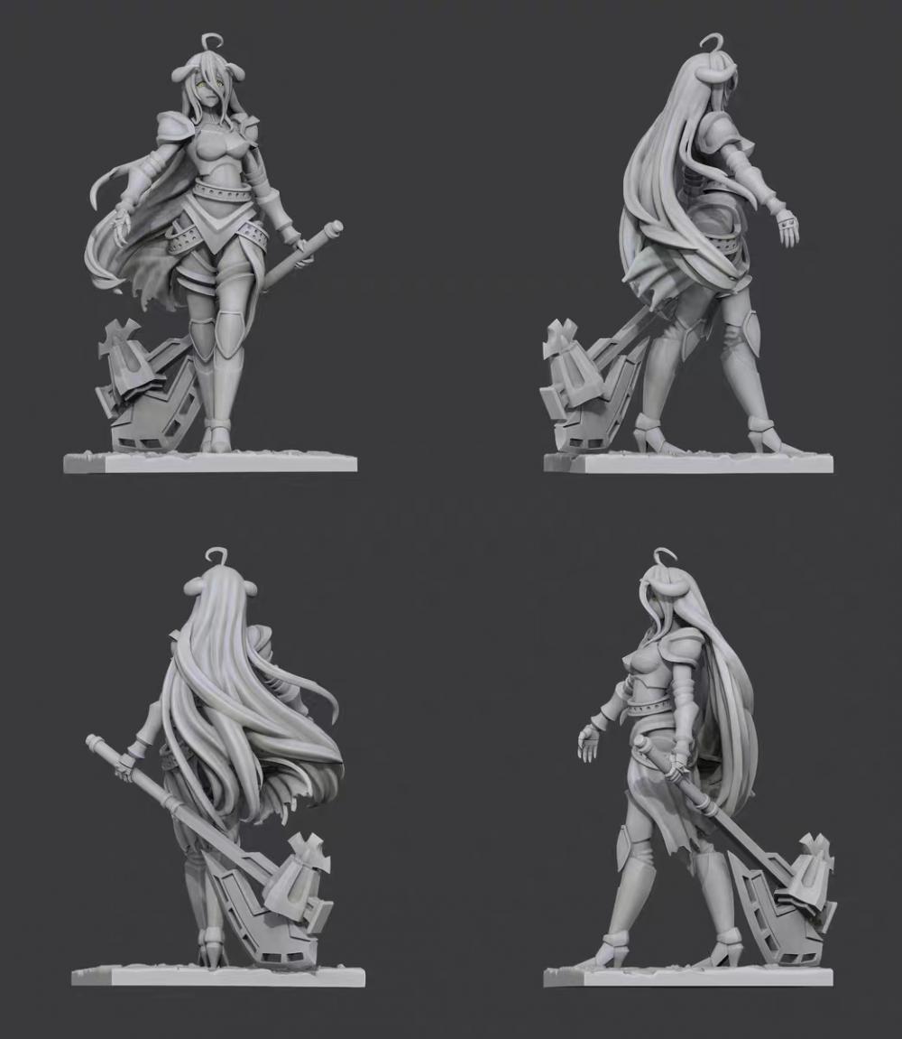 不死者之王 雅兒貝德 鎧甲3D打印模型