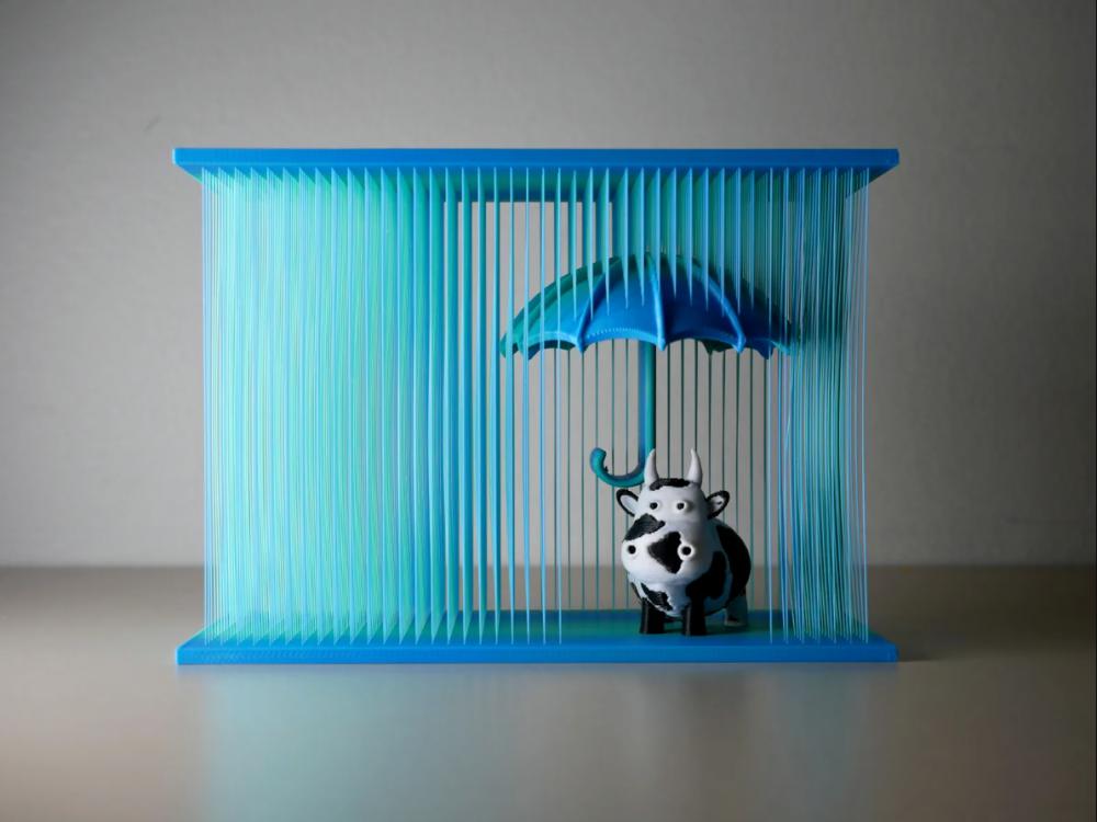 避雨小擺件3D打印模型