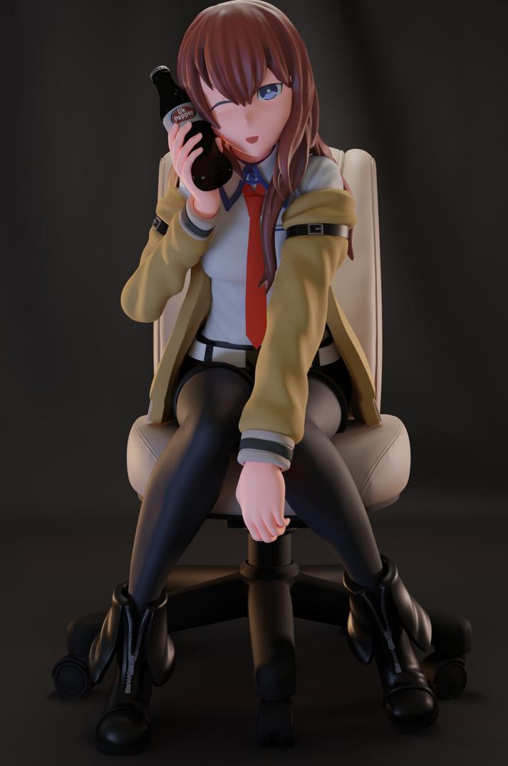 命運石之門 牧瀨紅莉棲3D打印模型