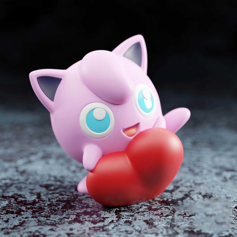 情人節(jié) 胖丁3D打印模型