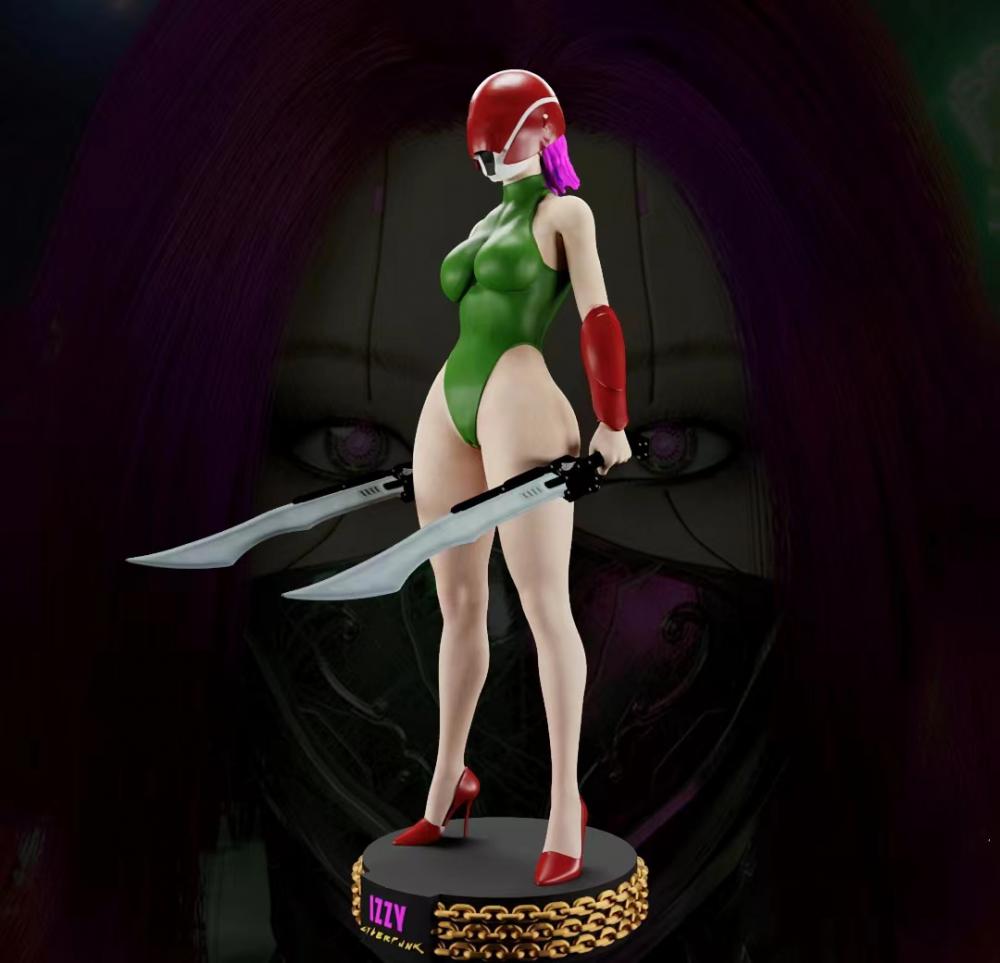 賽博朋克：邊緣行者 刺客 伊滋3D打印模型