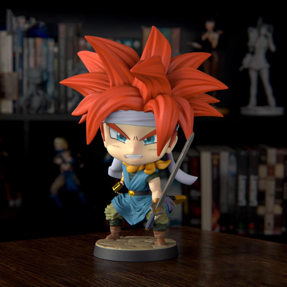 時空之輪 克羅諾 Q版3D打印模型