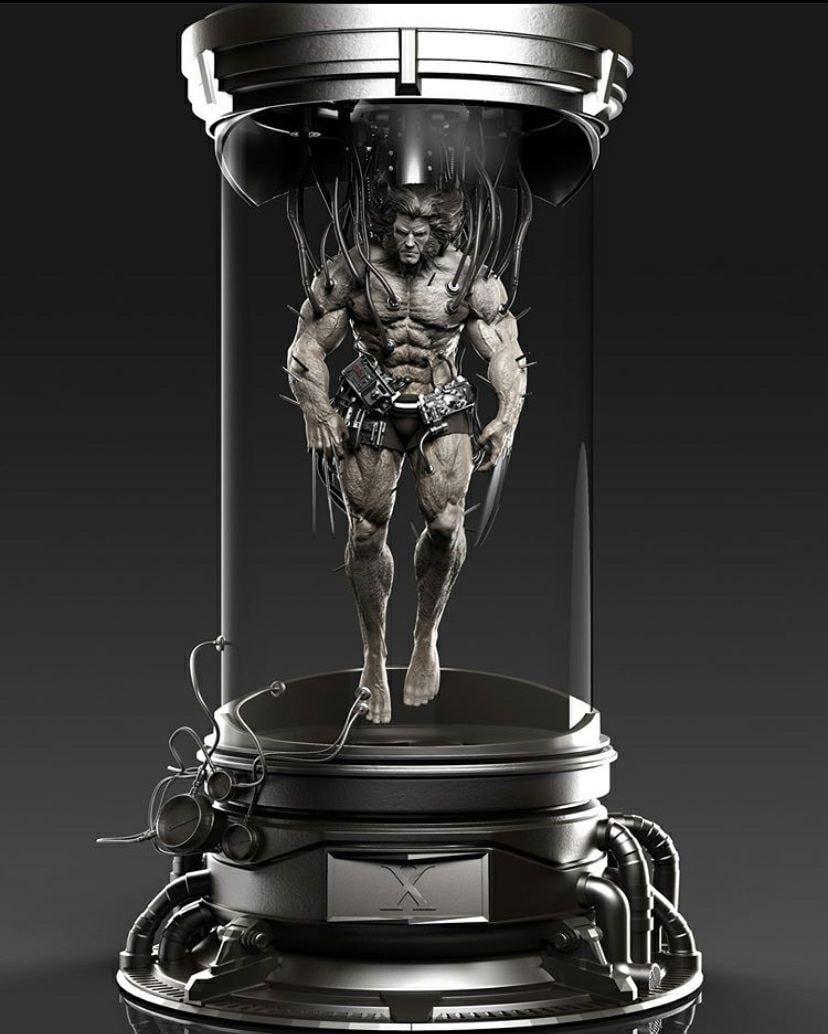 金剛狼 培養(yǎng)皿3D打印模型