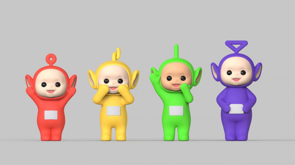 天線寶寶3D打印模型