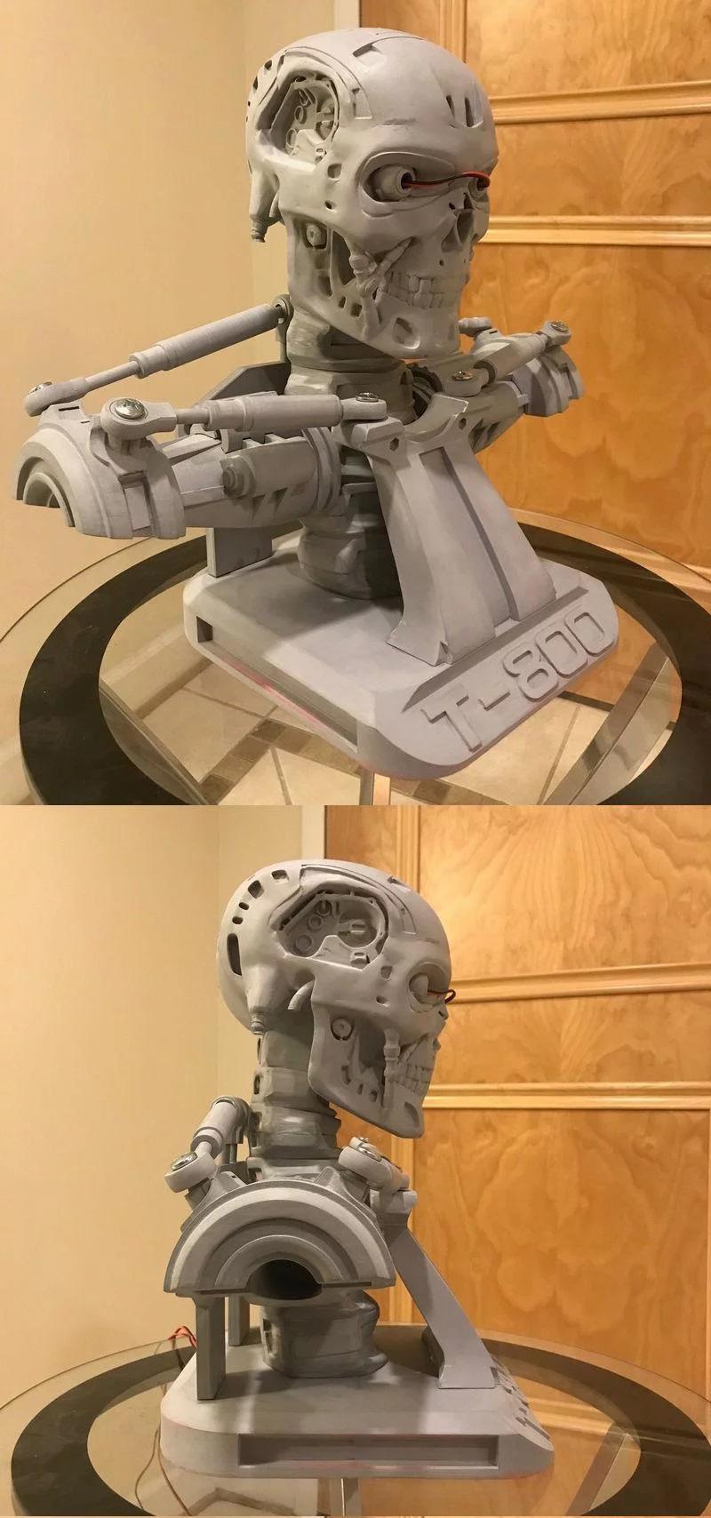 終結(jié)者 T800 頭雕3D打印模型