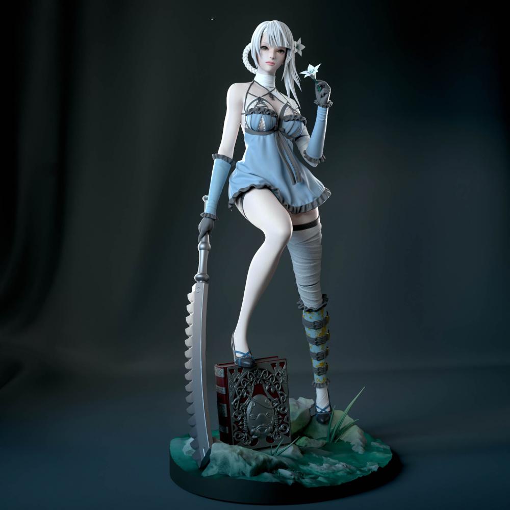 凱妮  尼爾：人工生命3D打印模型