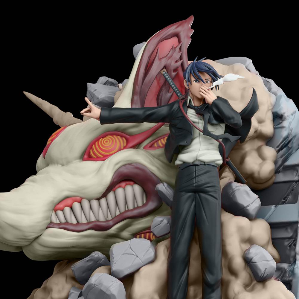 藤本樹(shù)和狐貍惡魔 鏈鋸人3D打印模型