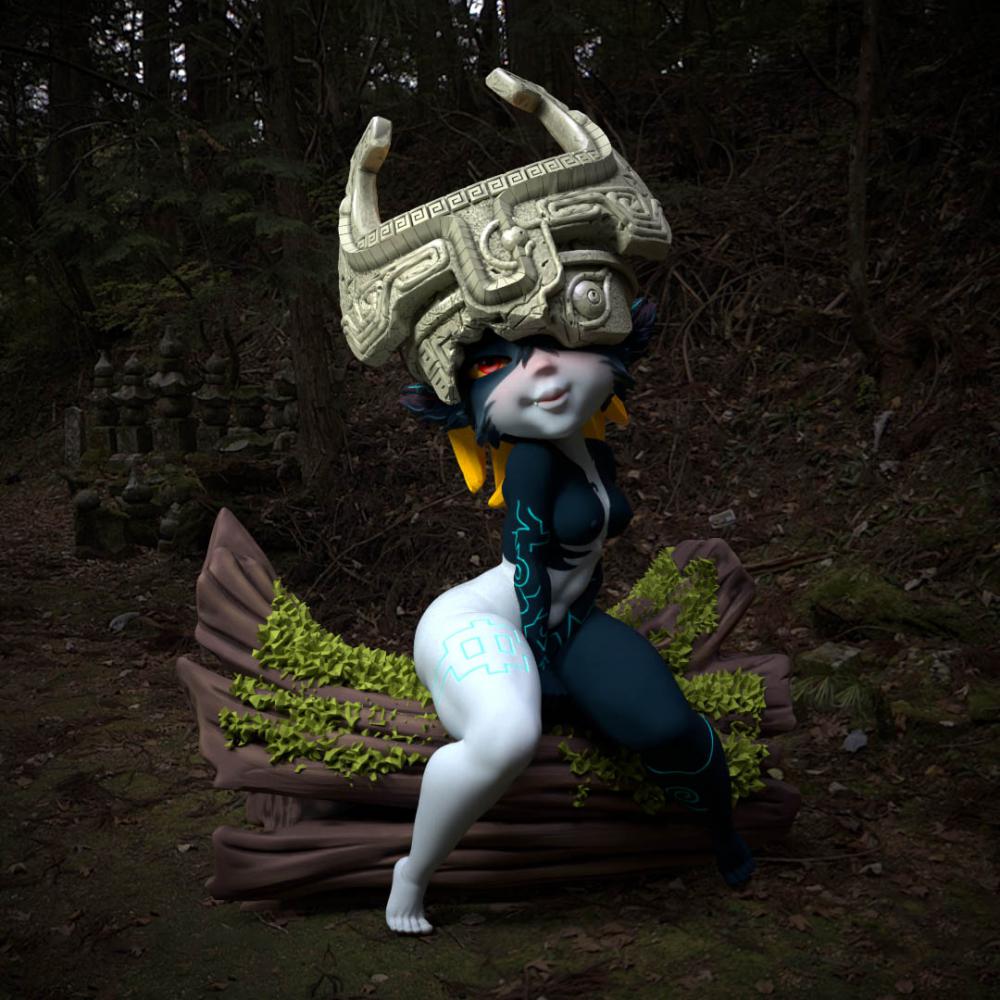 米德娜 塞爾達3D打印模型