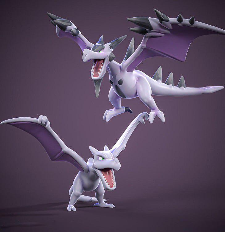 化石翼龍 寶可夢3D打印模型
