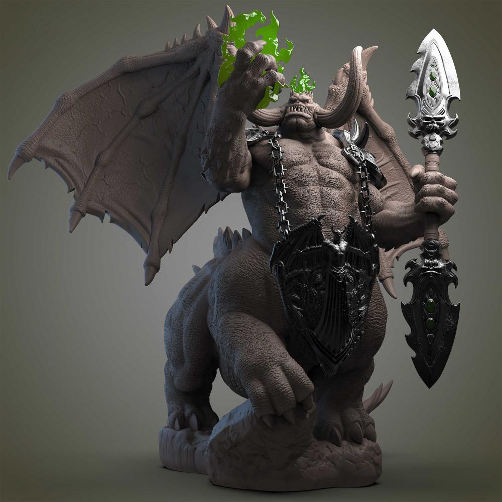 瑪諾洛斯 魔獸世界3D打印模型