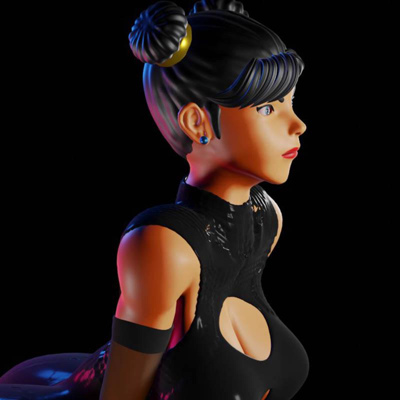 春麗3D打印模型