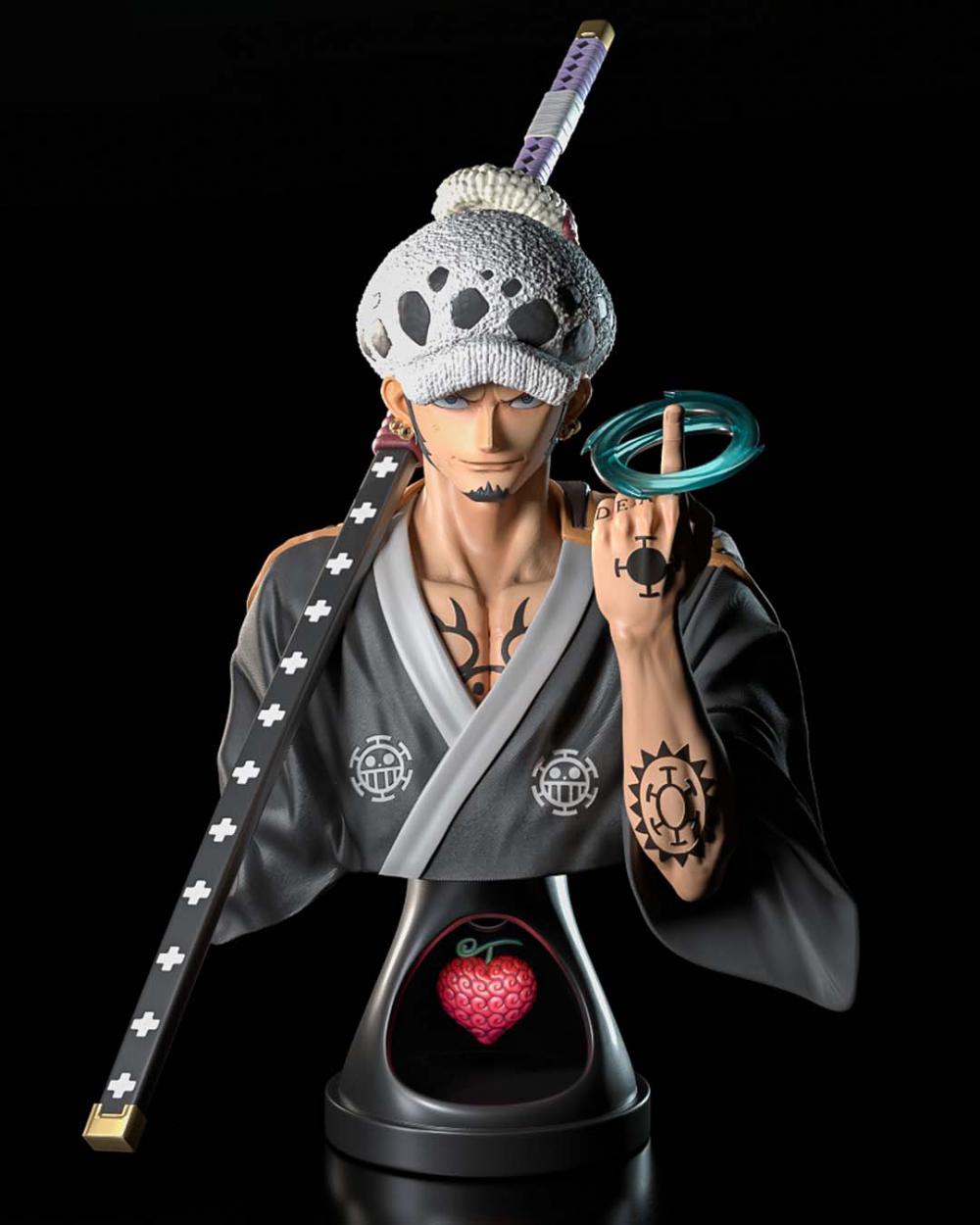 特拉法爾加·羅 胸雕3D打印模型