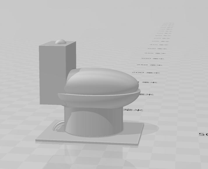 馬桶3D打印模型