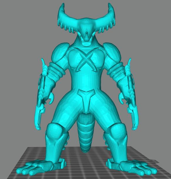 奧特曼怪獸電子哥莫拉gemola3D打印模型