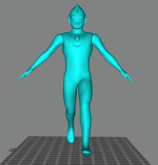 戴拿奧特曼3D打印模型