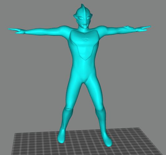 夢比優(yōu)斯奧特曼3D打印模型