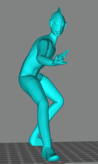 新奧特曼shin3D打印模型