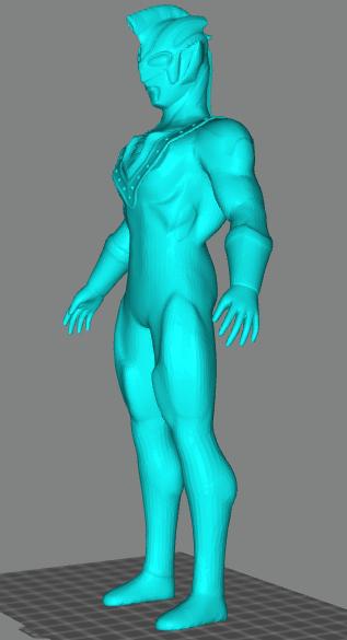 澤塔奧特曼zetta3D打印模型