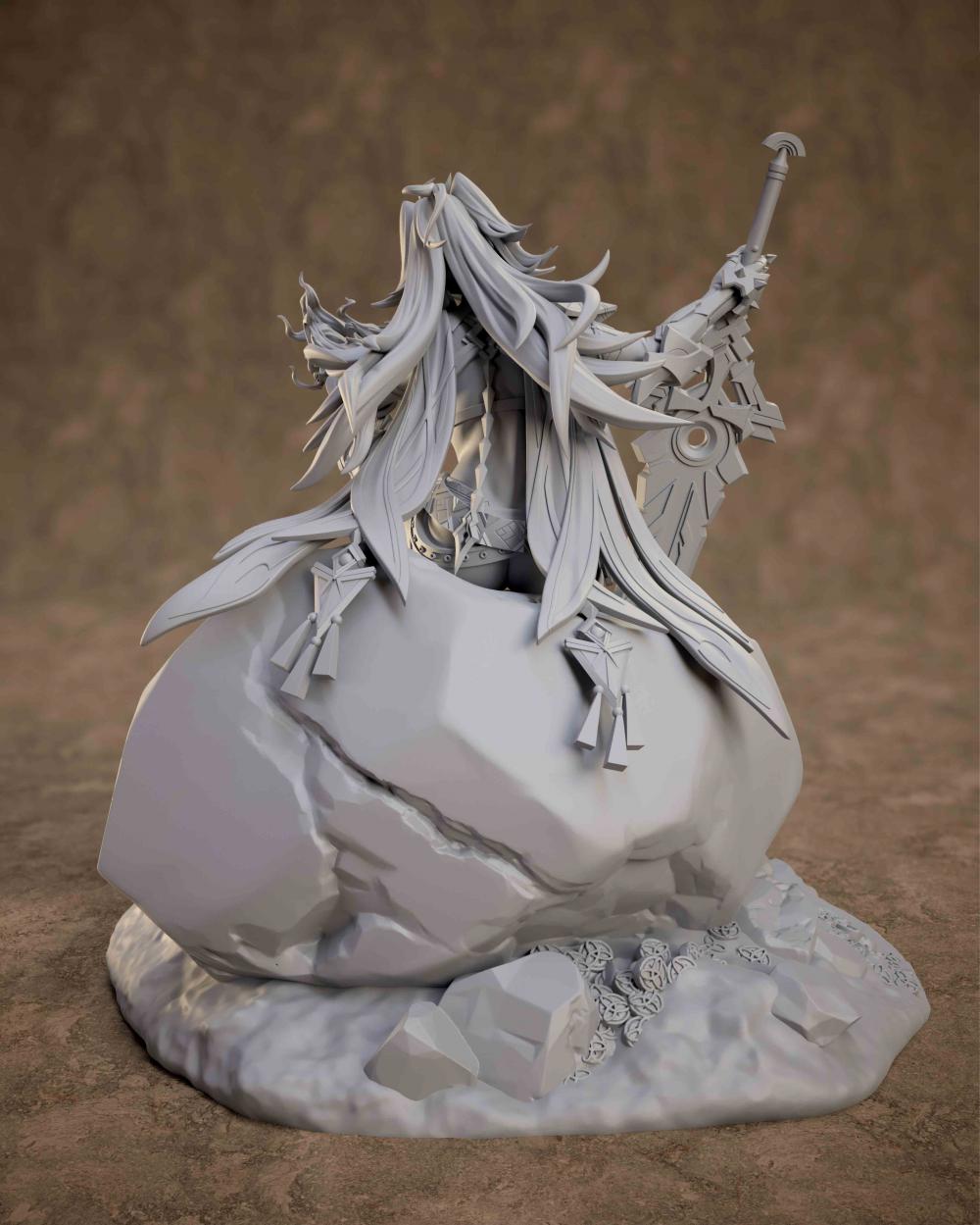 原神 迪希雅3D打印模型