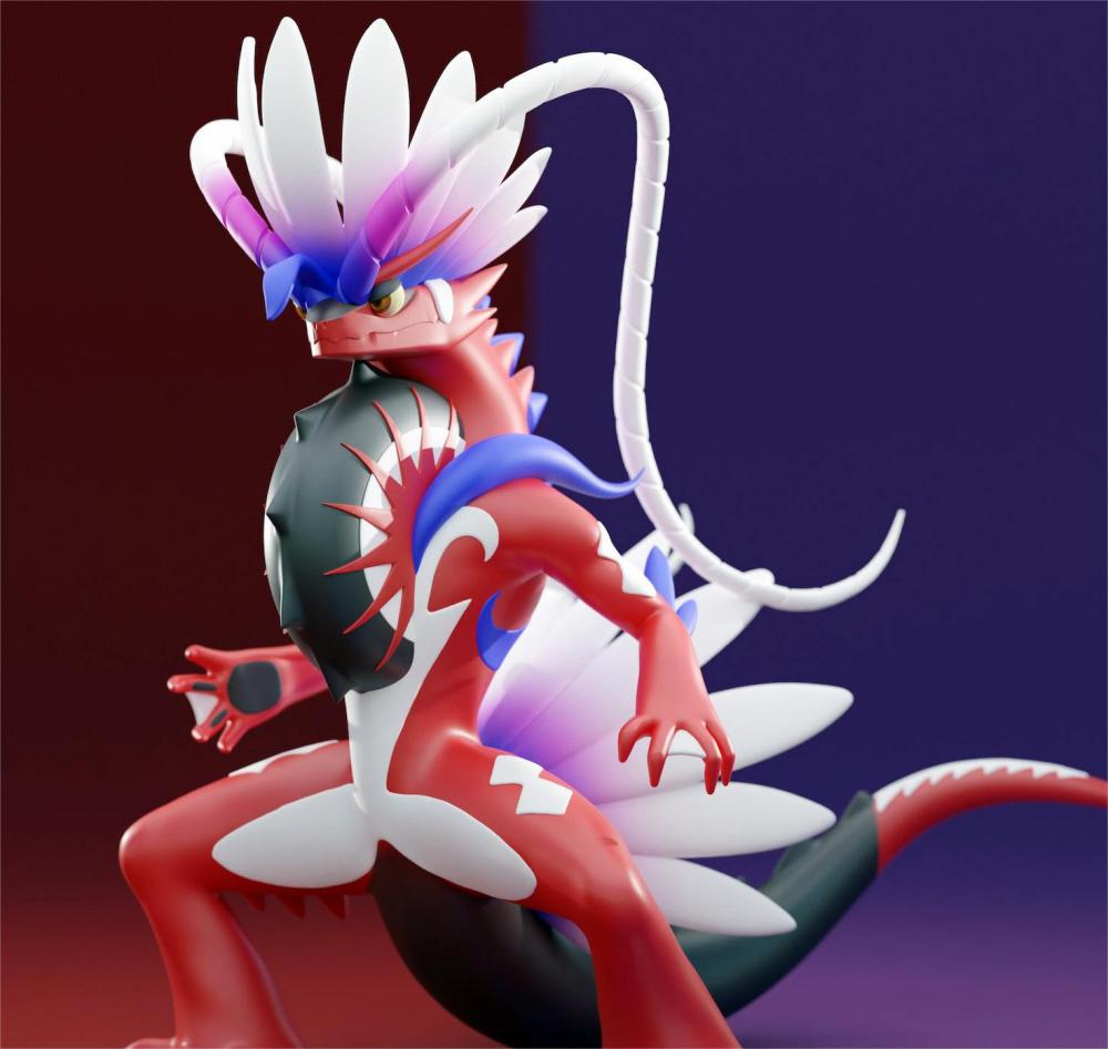 寶可夢(mèng) 摩托蜥3D打印模型