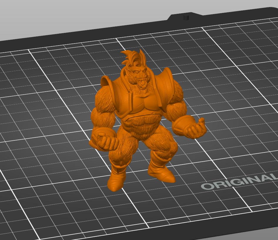 龍珠 貝比大猿3D打印模型