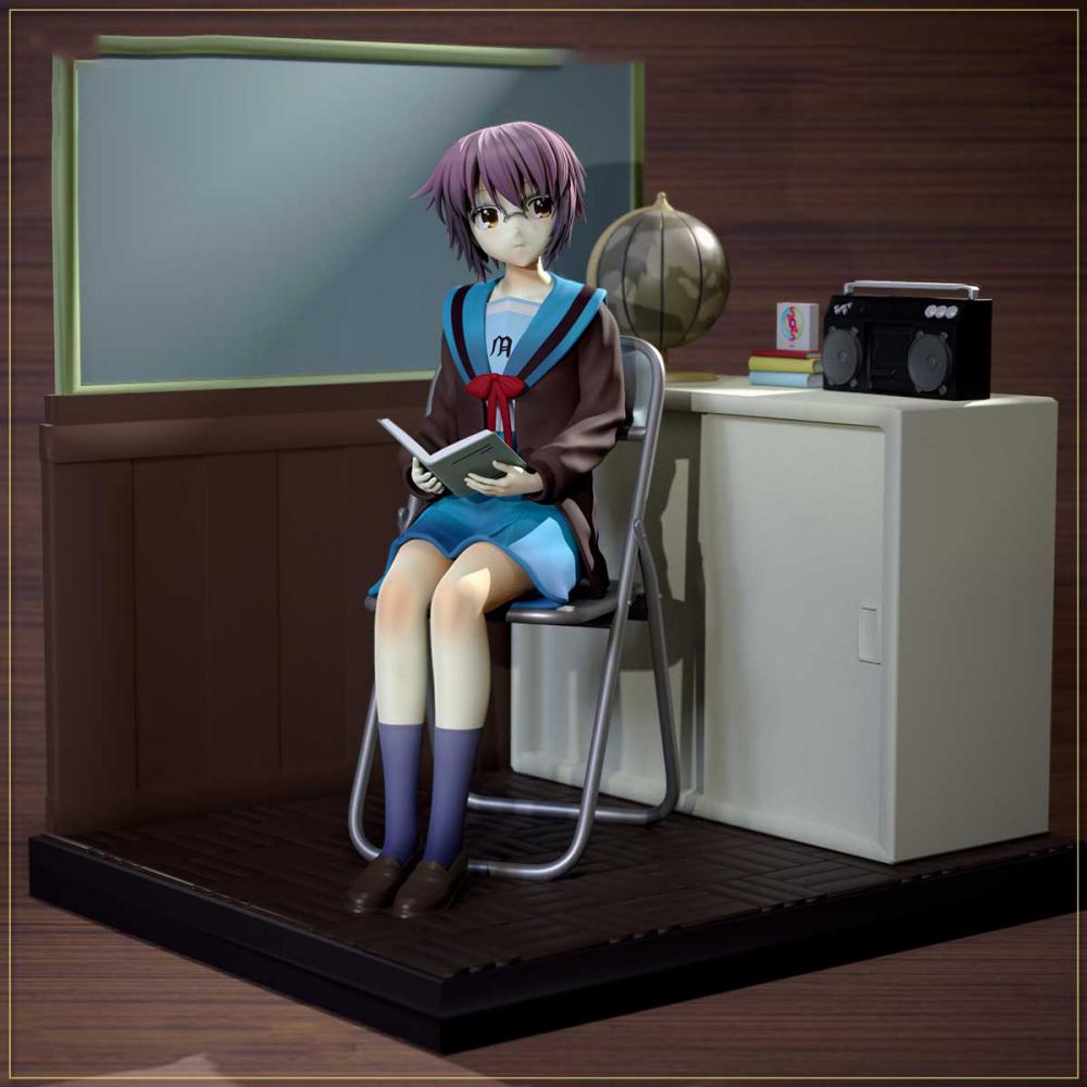 長(zhǎng)門有希 涼宮春日的憂郁3D打印模型