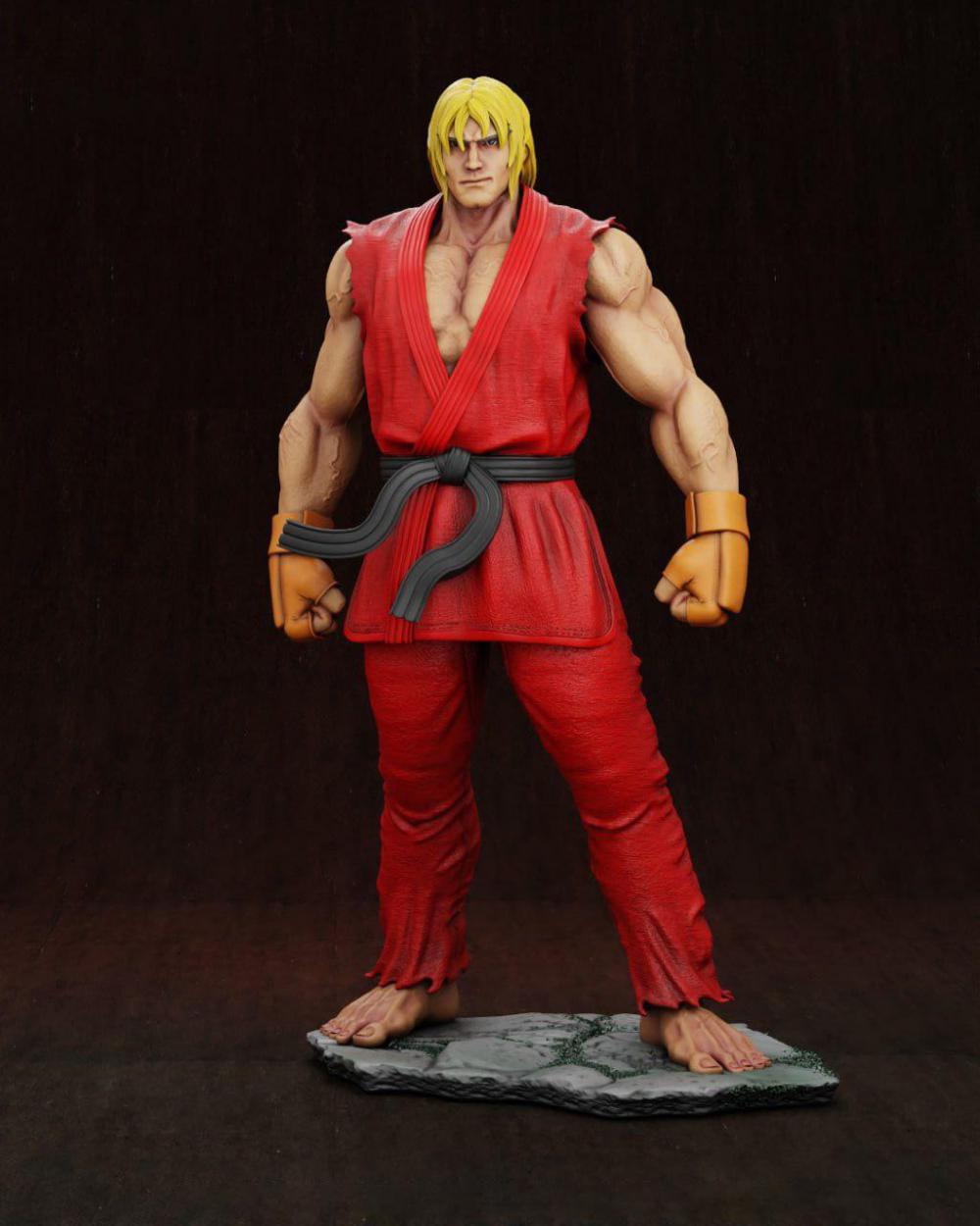 街頭霸王 肯3D打印模型