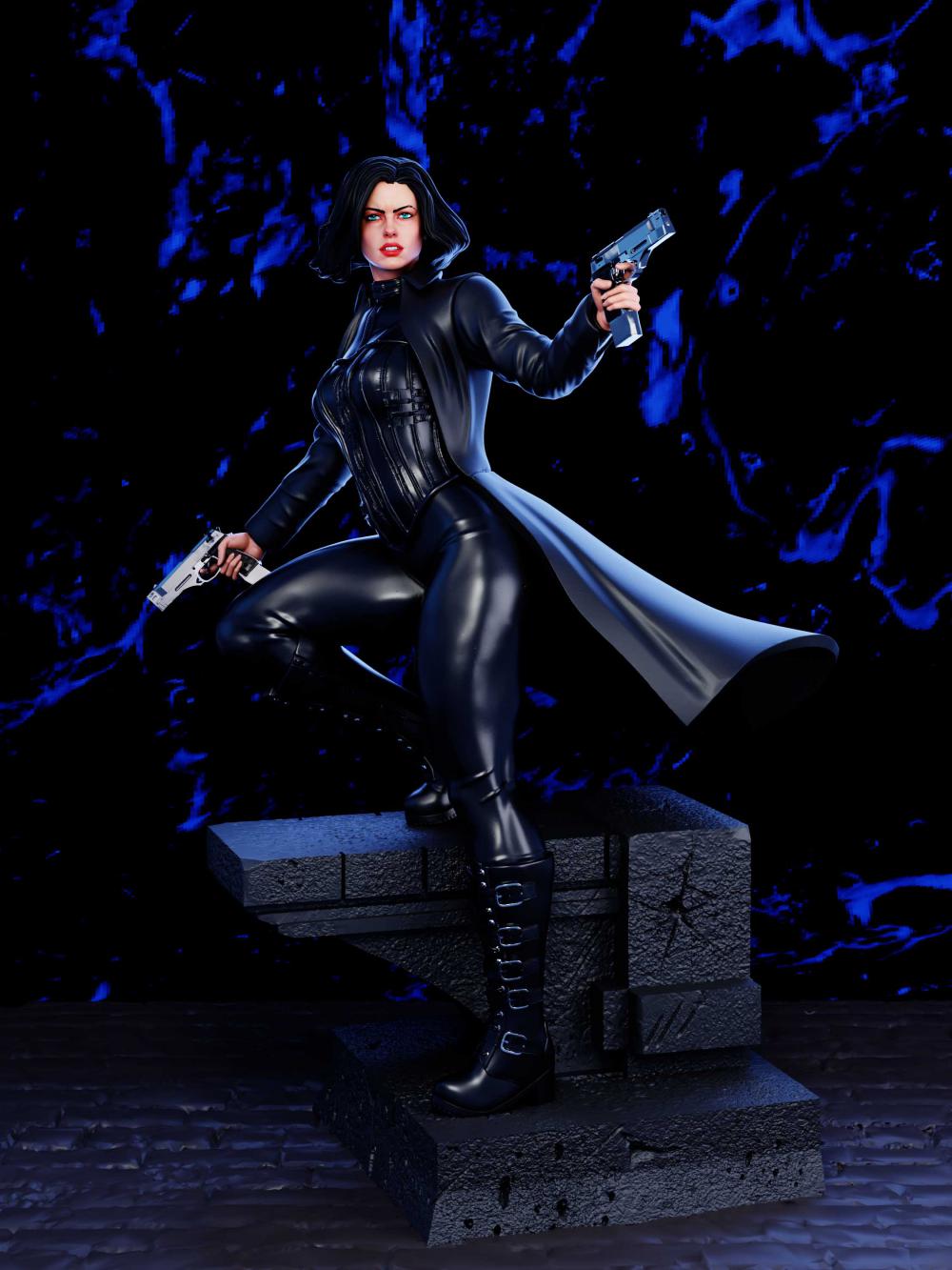 塞琳娜  黑夜傳說3D打印模型