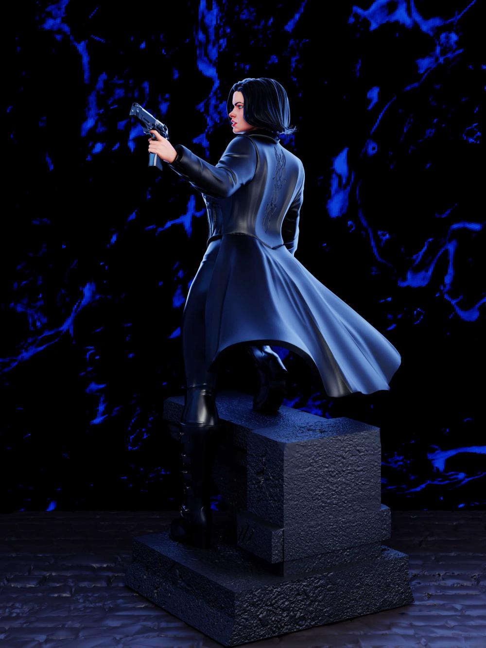 塞琳娜  黑夜傳說3D打印模型