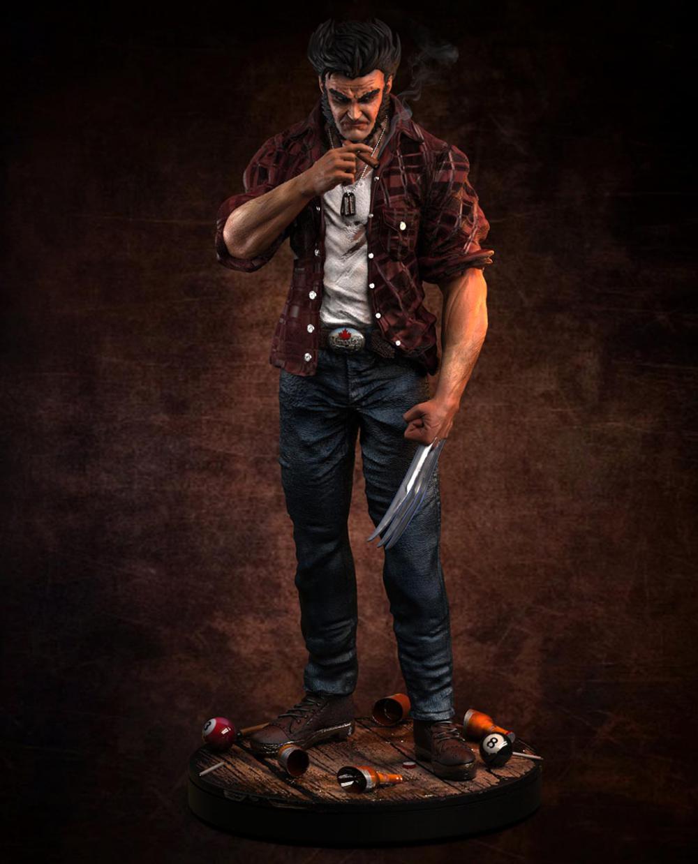 金剛狼 羅根·豪利特3D打印模型