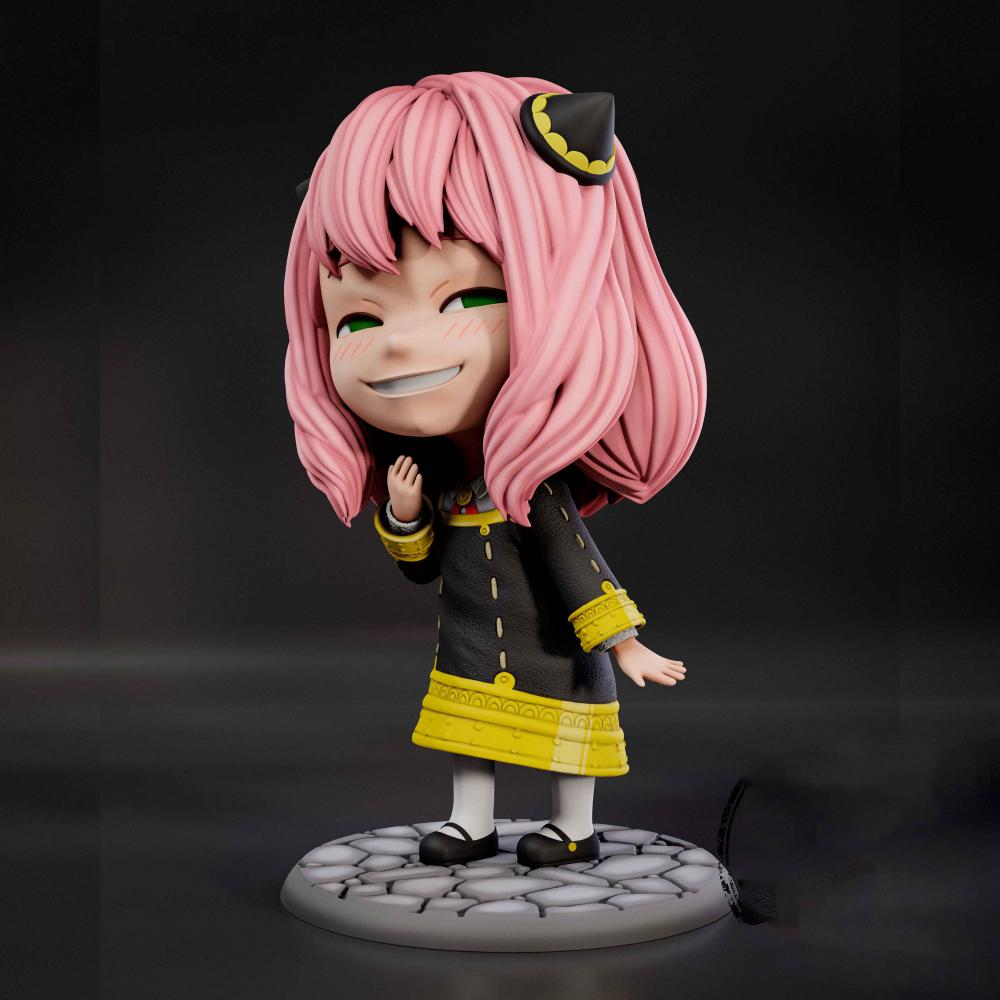 阿尼亞 Q版3D打印模型