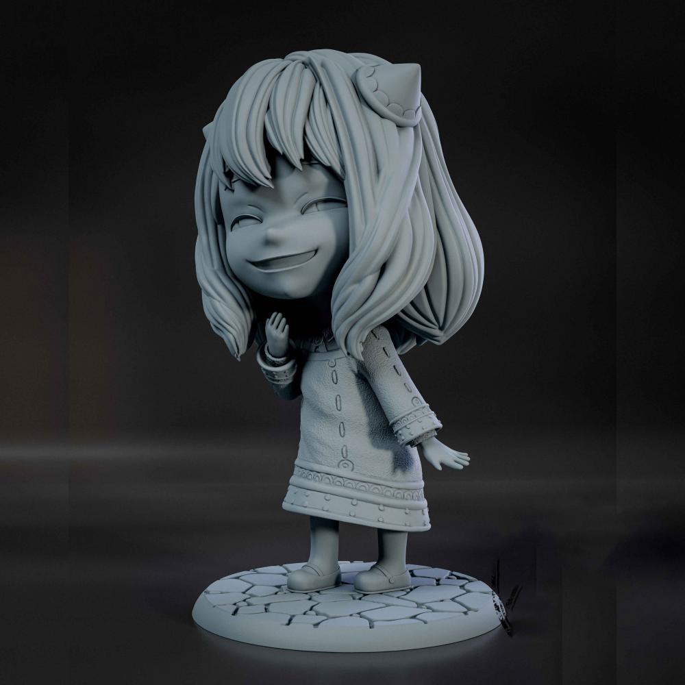 阿尼亞 Q版3D打印模型