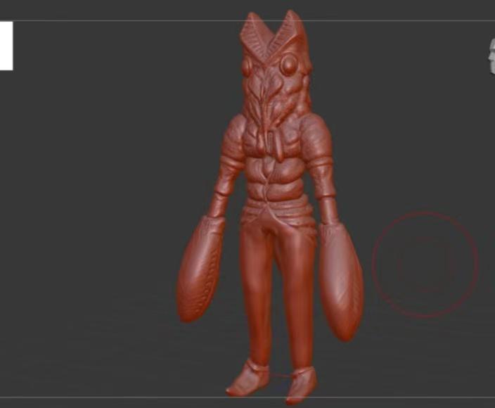 奧特曼、怪獸巴爾坦星人3D打印模型