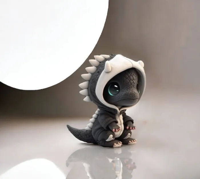 小龍3D打印模型