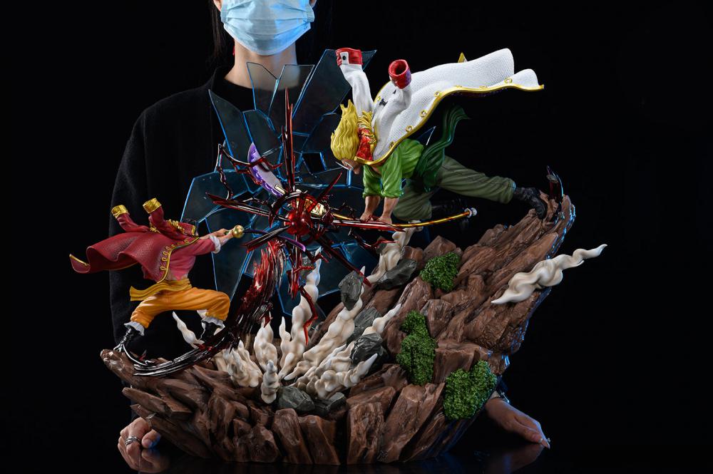 海賊王 哥爾.D.羅杰 對戰(zhàn) 愛德華 3D打印模型