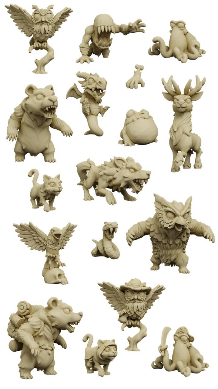 動(dòng)物家園3D打印模型